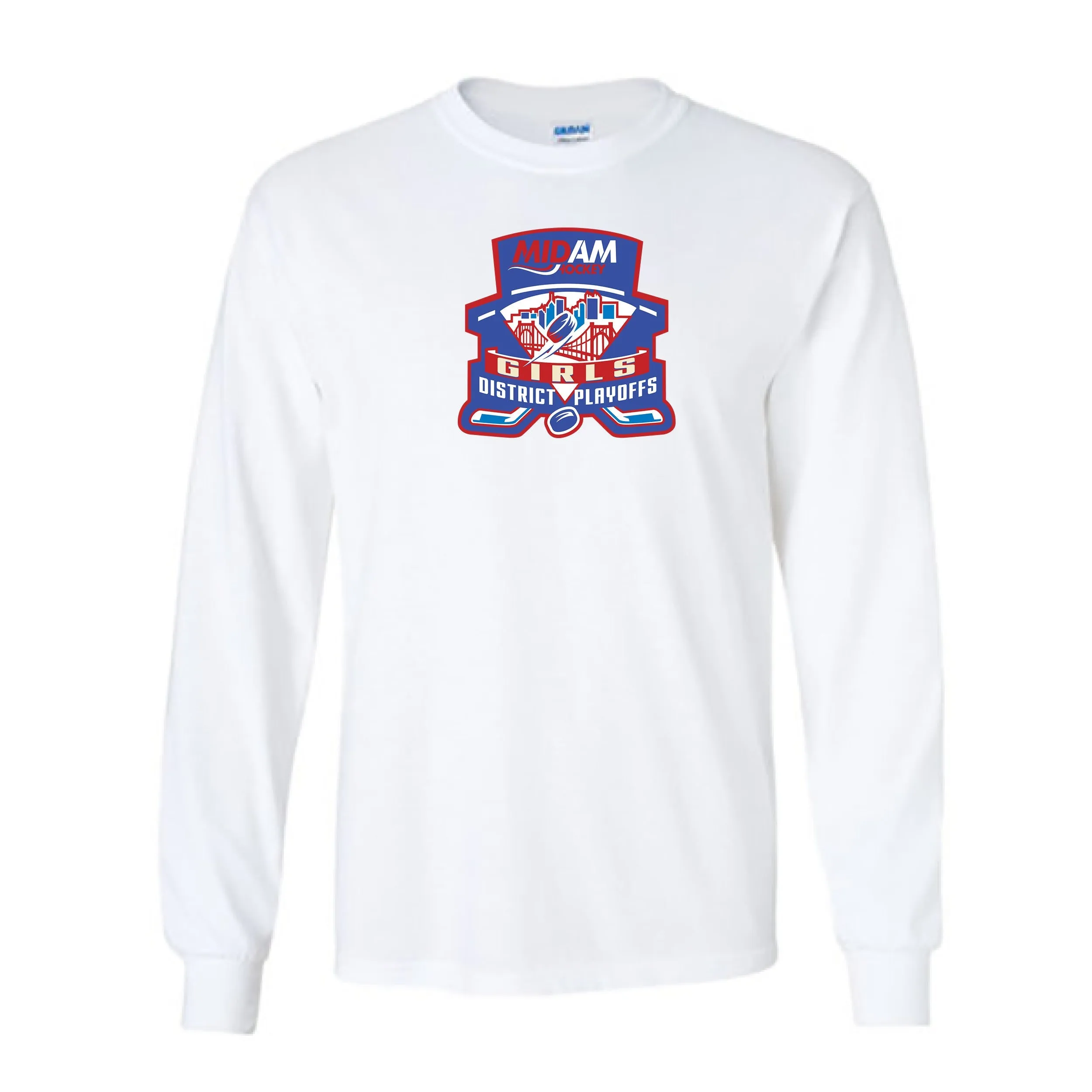 Next Level Long Sleeve Shirts Midam Hockey Girls District Playoffs