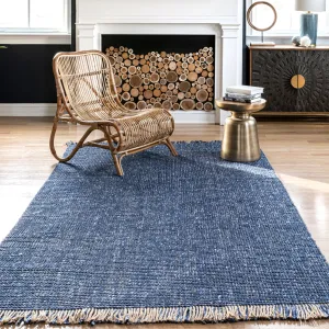 OPHI JUTE & WOOL FLATWEAVE