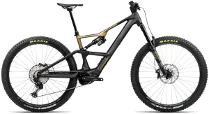 Orbea Rise LT H10 Alloy Electric Full Suspension Mountain Bike 2025 - Diamond Black