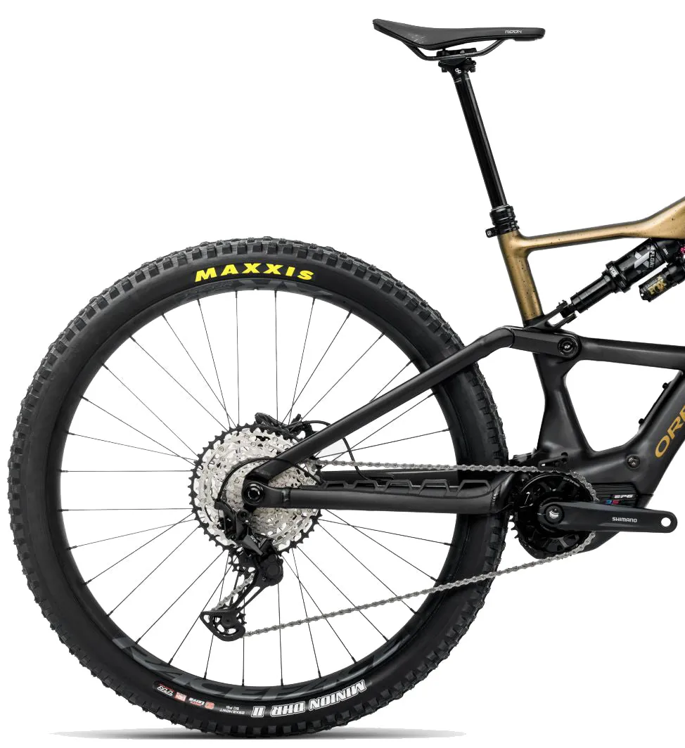 Orbea Rise LT H10 Alloy Electric Full Suspension Mountain Bike 2025 - Diamond Black