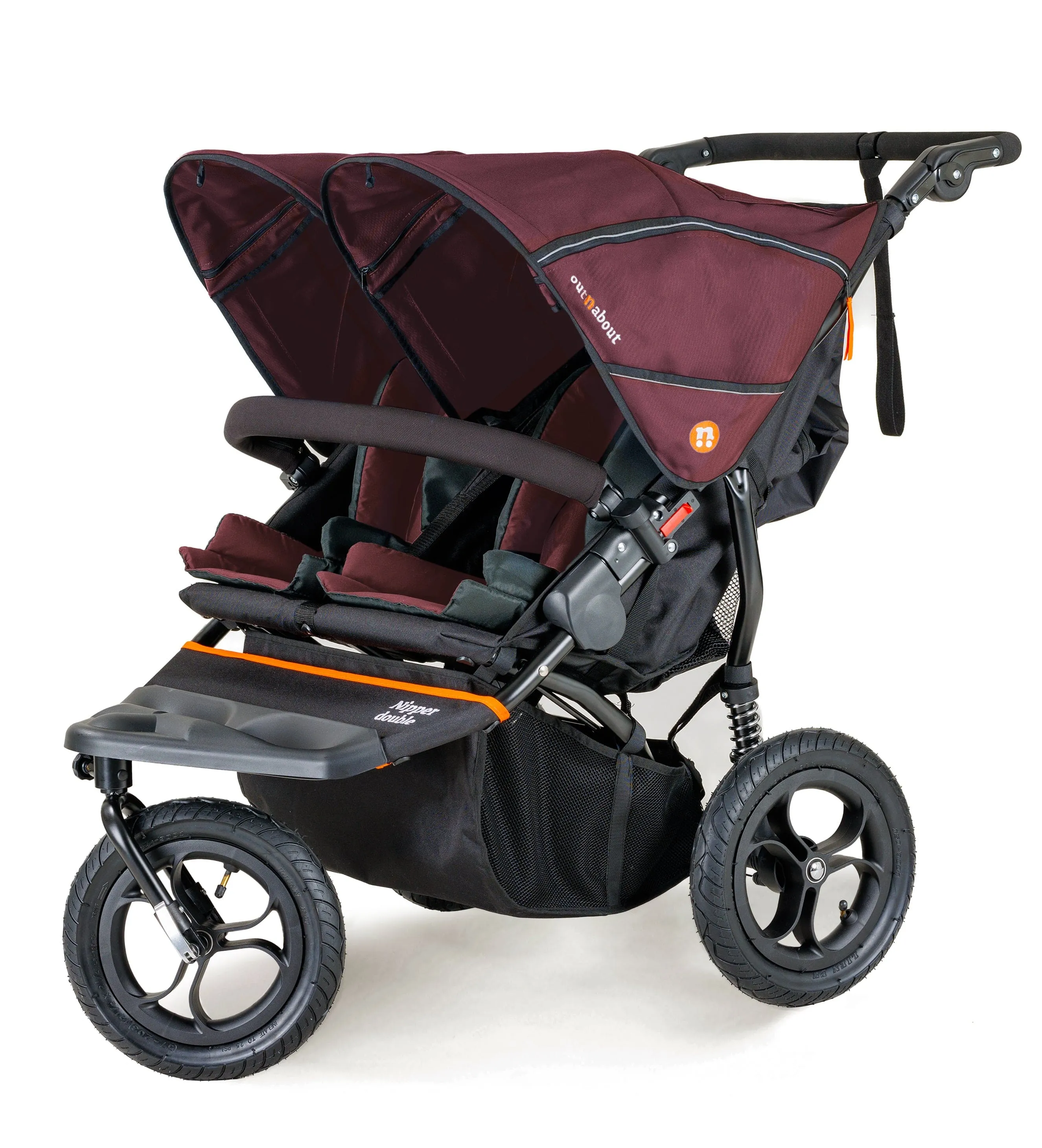 Out n About Nipper Double Duo Comfort Bundle in Brambleberry Red