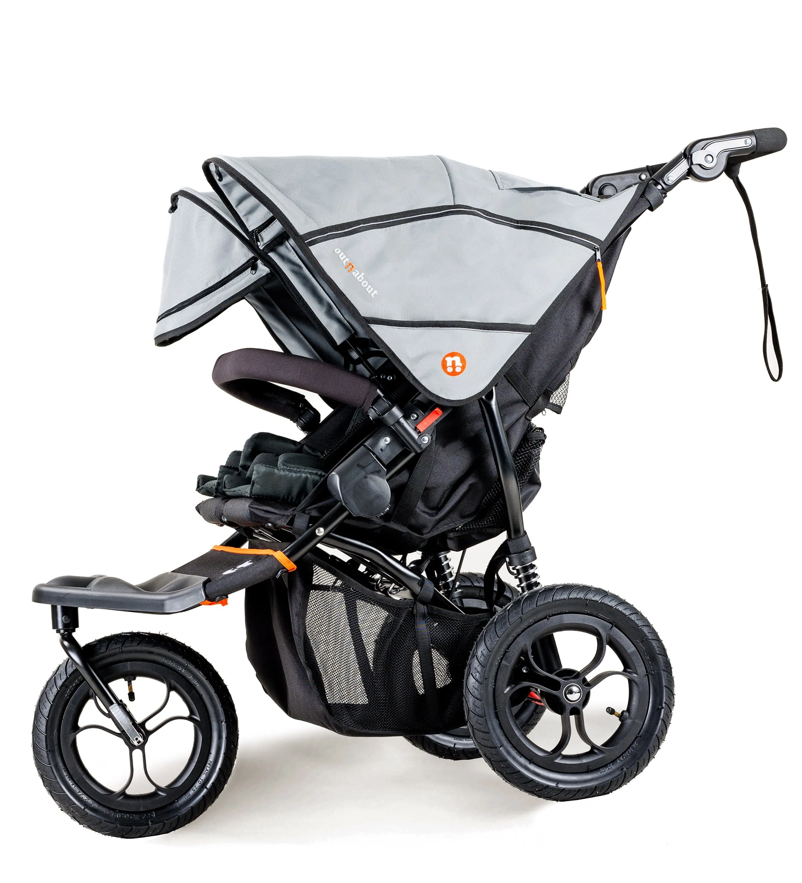 Out n About Nipper Double Duo Essentials Kit in Rock Salt Grey