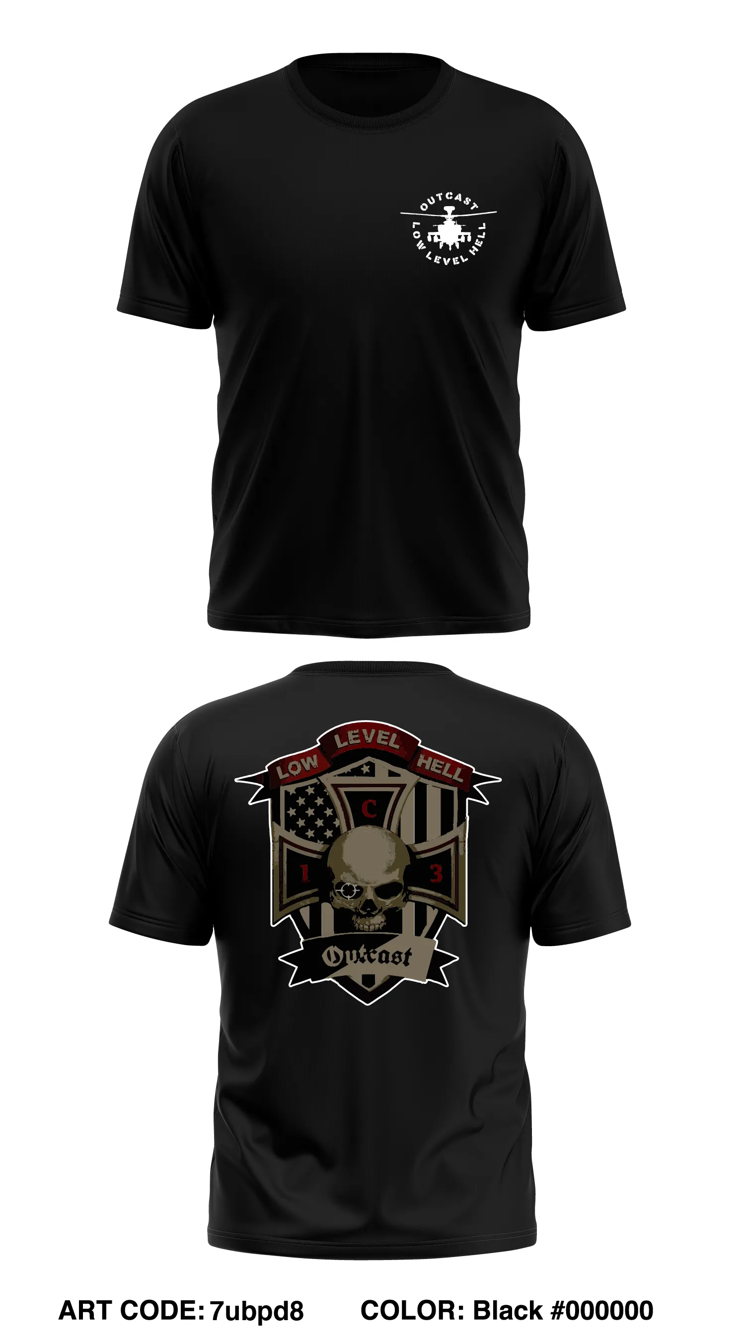 Outcast Company Store 1 Core Men's SS Performance Tee - 7ubpd8