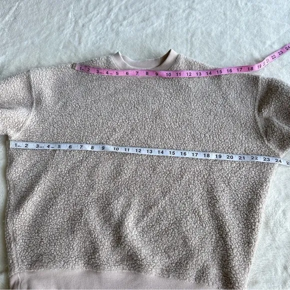 Outdoor Voices Mega Fleece Oatmeal Crewneck Long Sleeve Sweatshirt XS