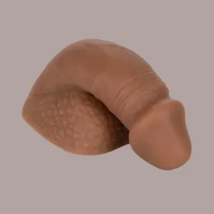 Packer Gear Silicone Packing Penis 4 Inch - Brown