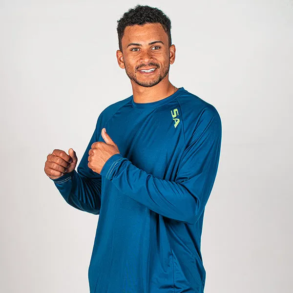 Performance Long Sleeve Shirt | Navy | SA Logo