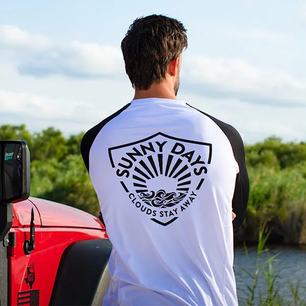 Performance Long Sleeve Shirt | White | Sunny Days