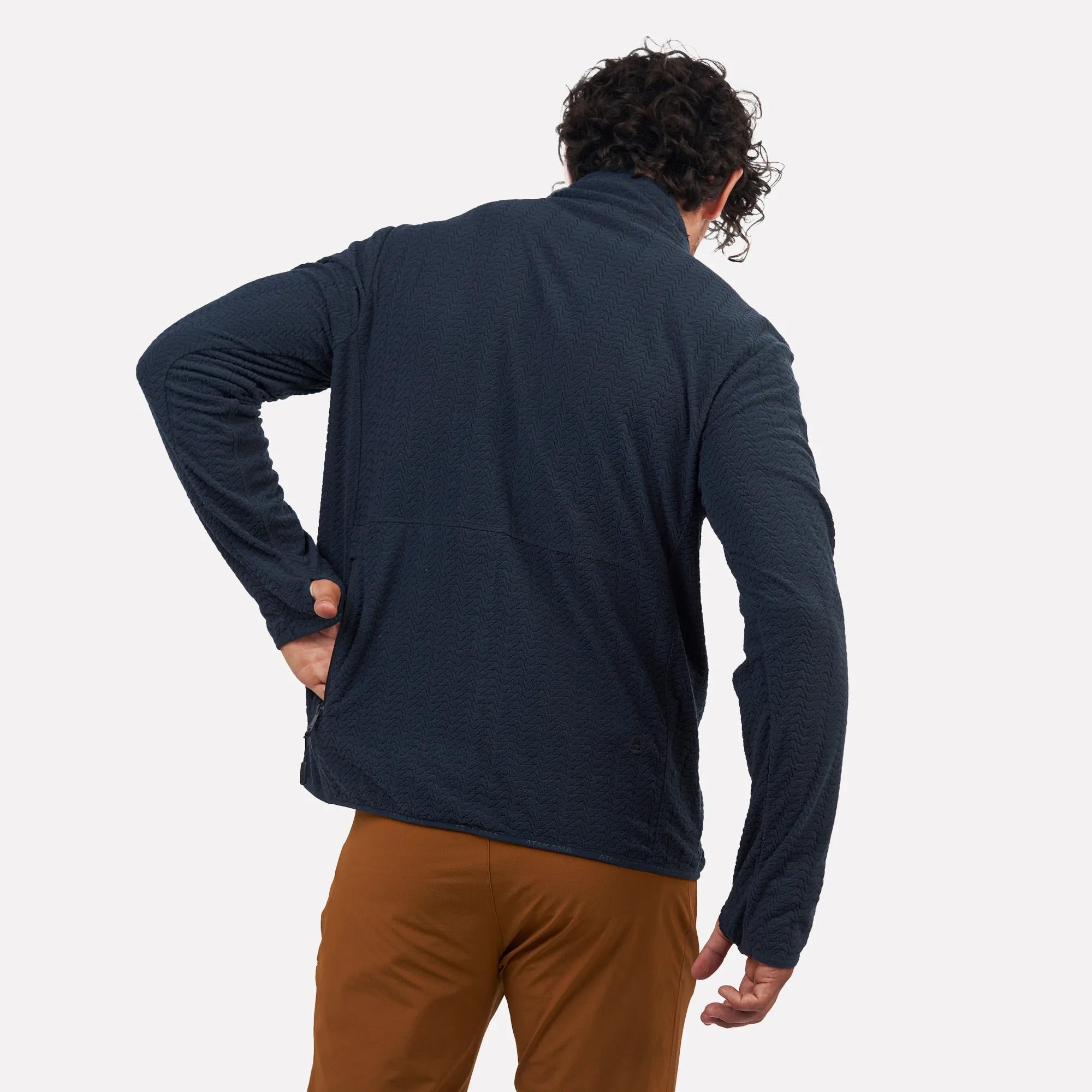 Polar fleece ultraligero 1/4-Zip hombre Volca Atakama Outdoor