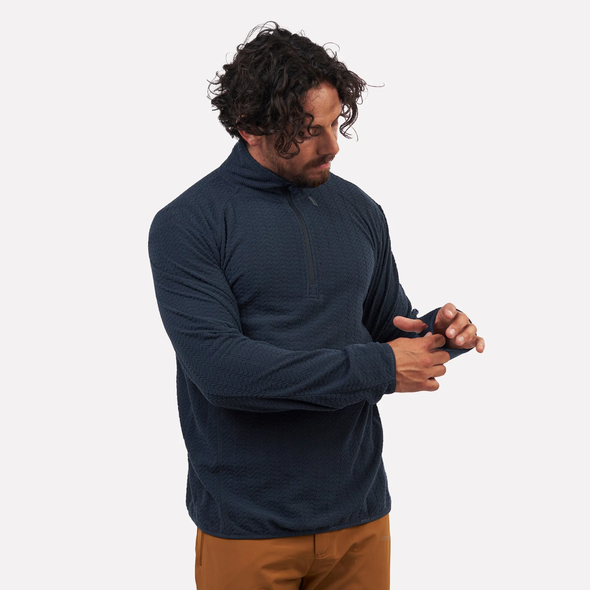 Polar fleece ultraligero 1/4-Zip hombre Volca Atakama Outdoor