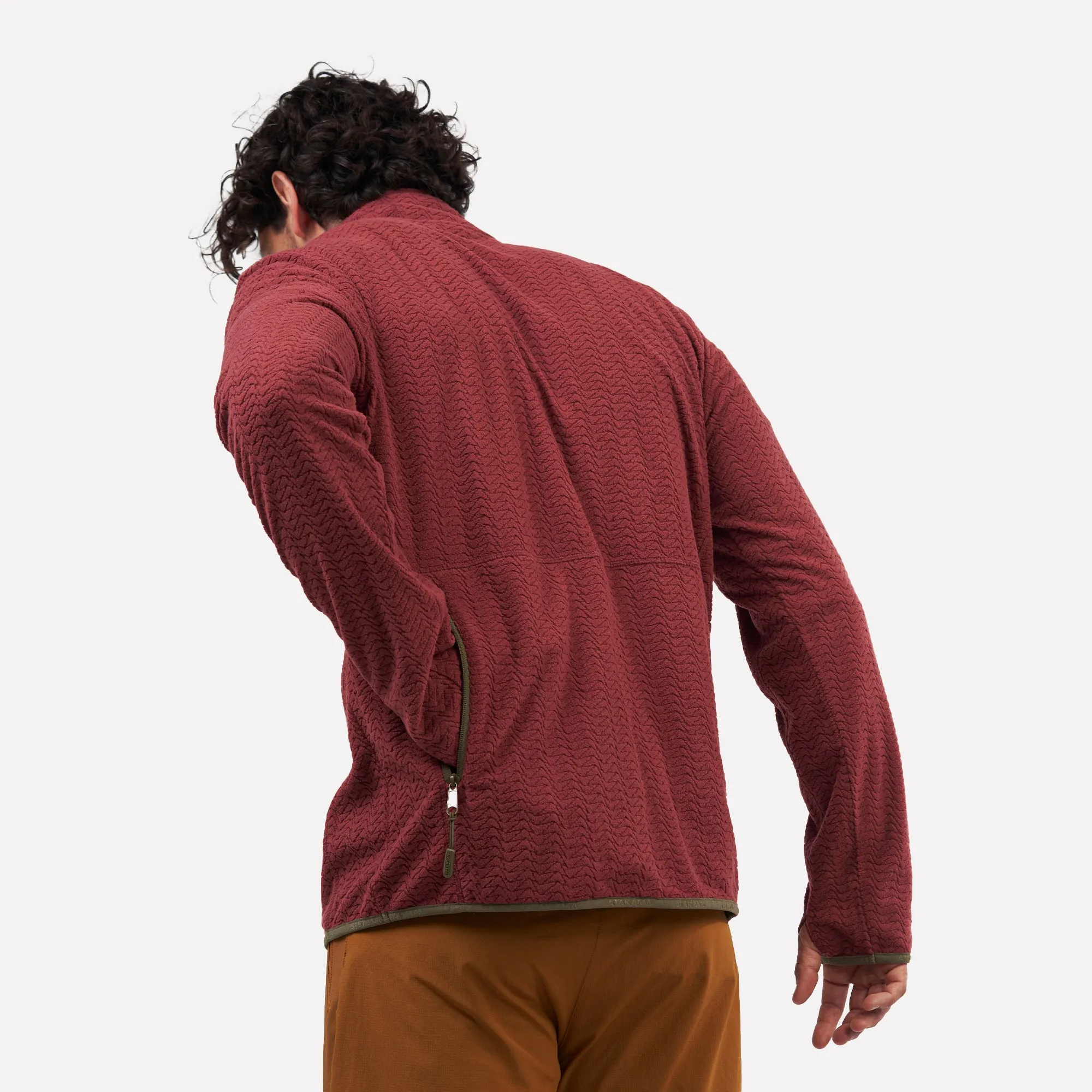 Polar fleece ultraligero 1/4-Zip hombre Volca Atakama Outdoor