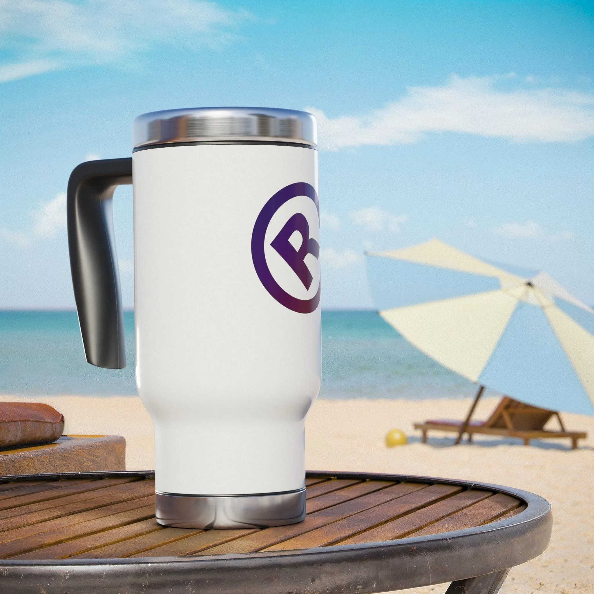 RawSushi "®️" Stainless Steel Travel Mug, 14oz