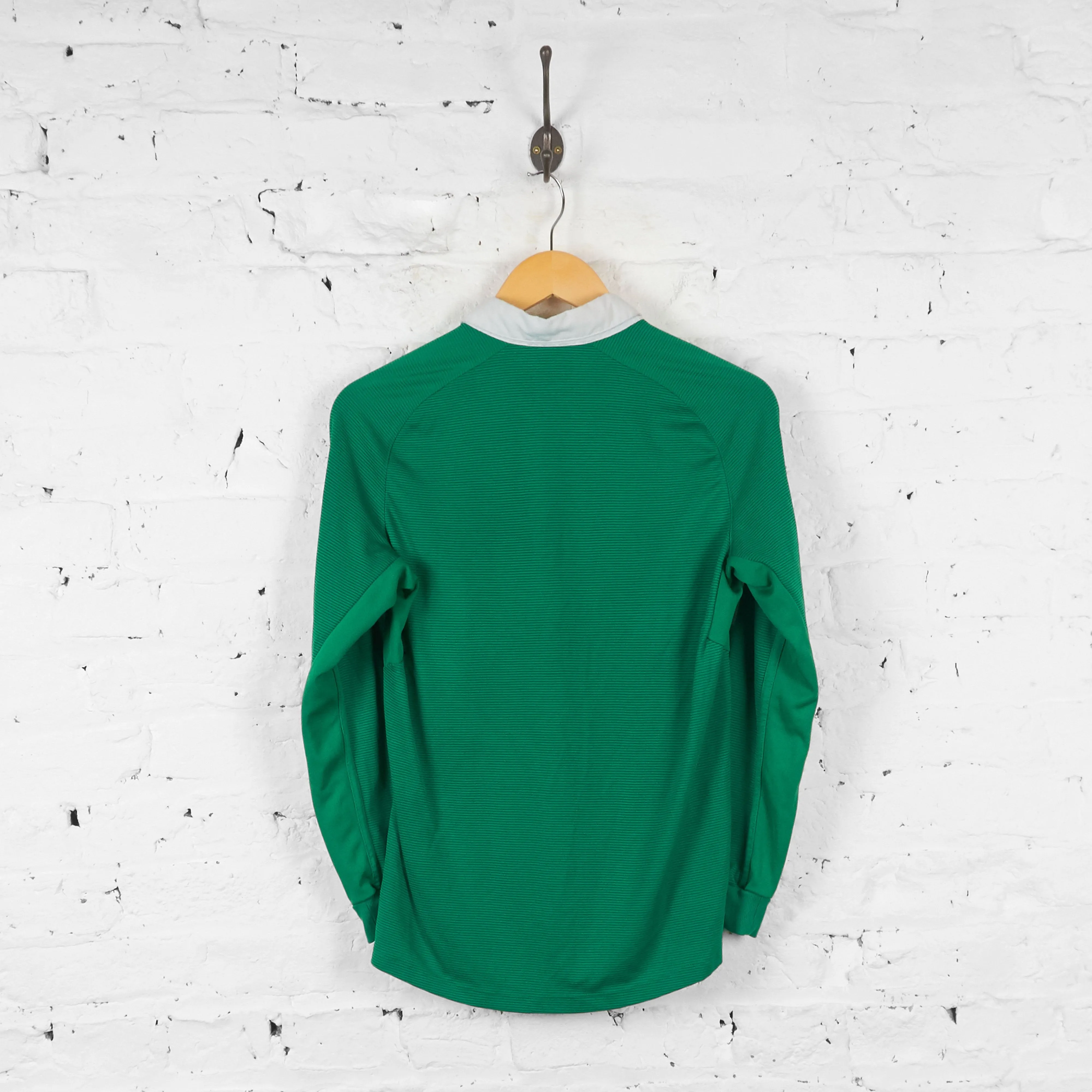 Republic of Ireland 2014 Long Sleeve Home Football Shirt - Green - S