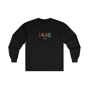Retro 1445 Black Cotton Long Sleeve Tee