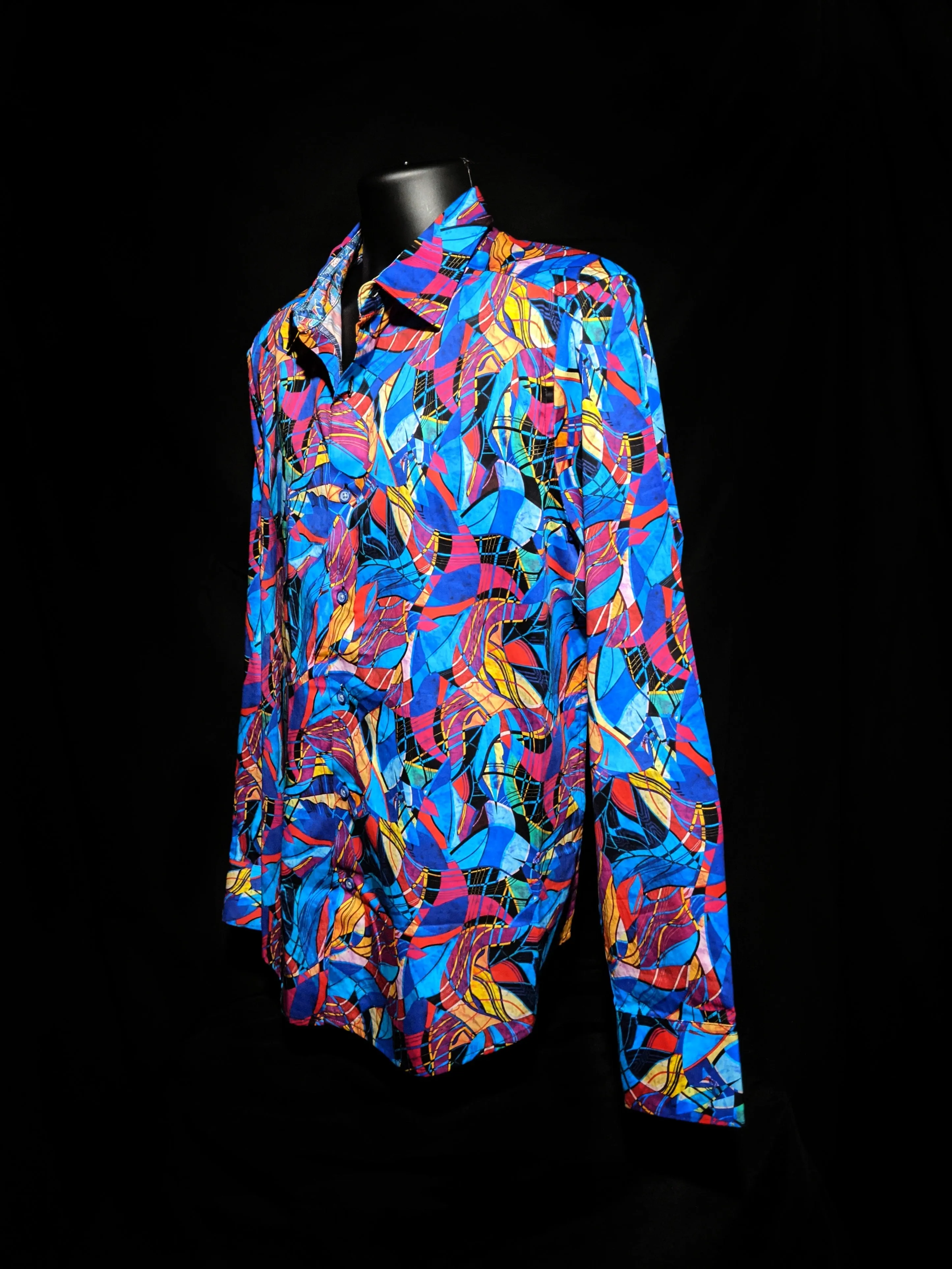Robert Graham Billings Long Sleeve Colorful Shirt Size XL