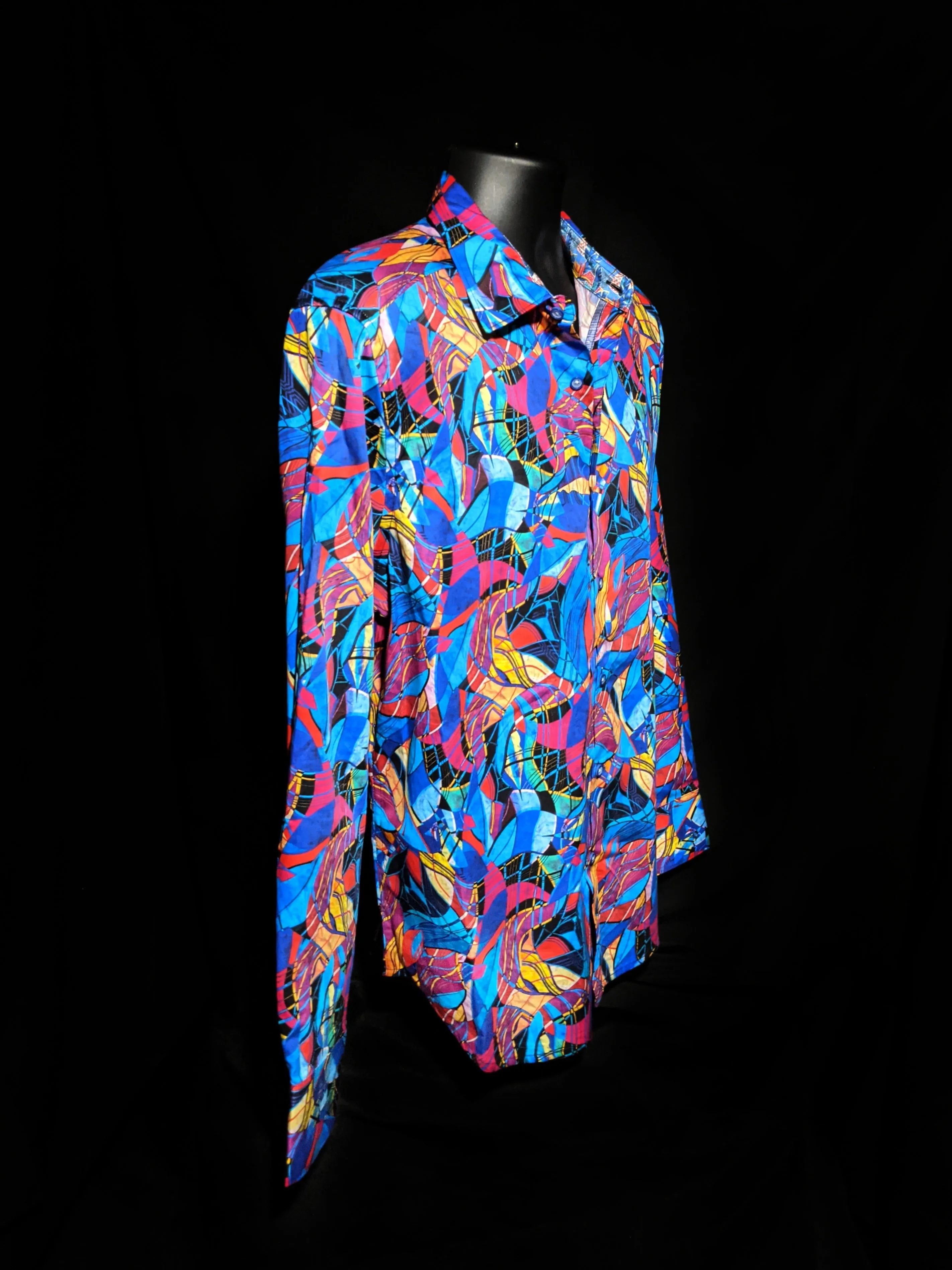 Robert Graham Billings Long Sleeve Colorful Shirt Size XL