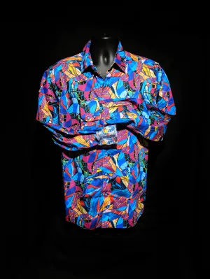 Robert Graham Billings Long Sleeve Colorful Shirt Size XL