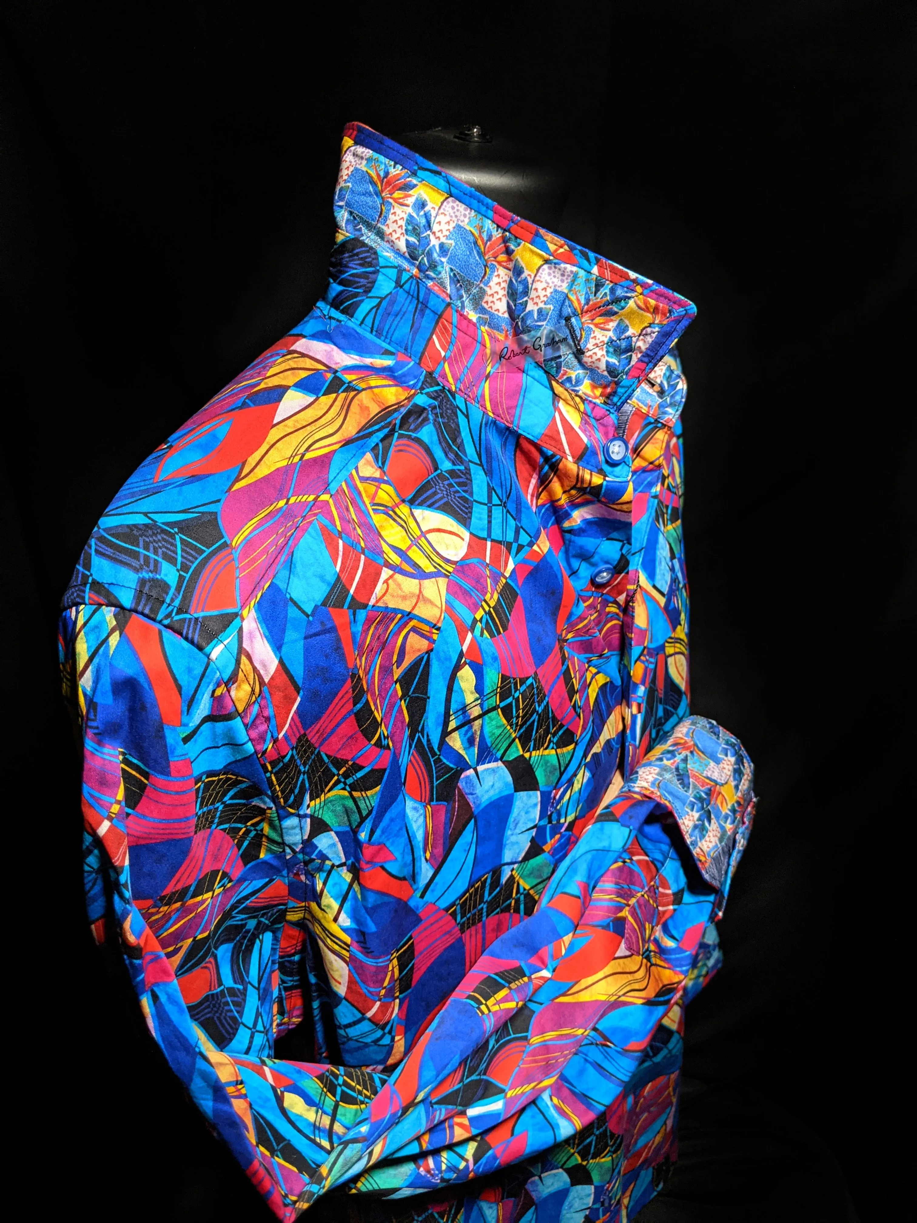 Robert Graham Billings Long Sleeve Colorful Shirt Size XL