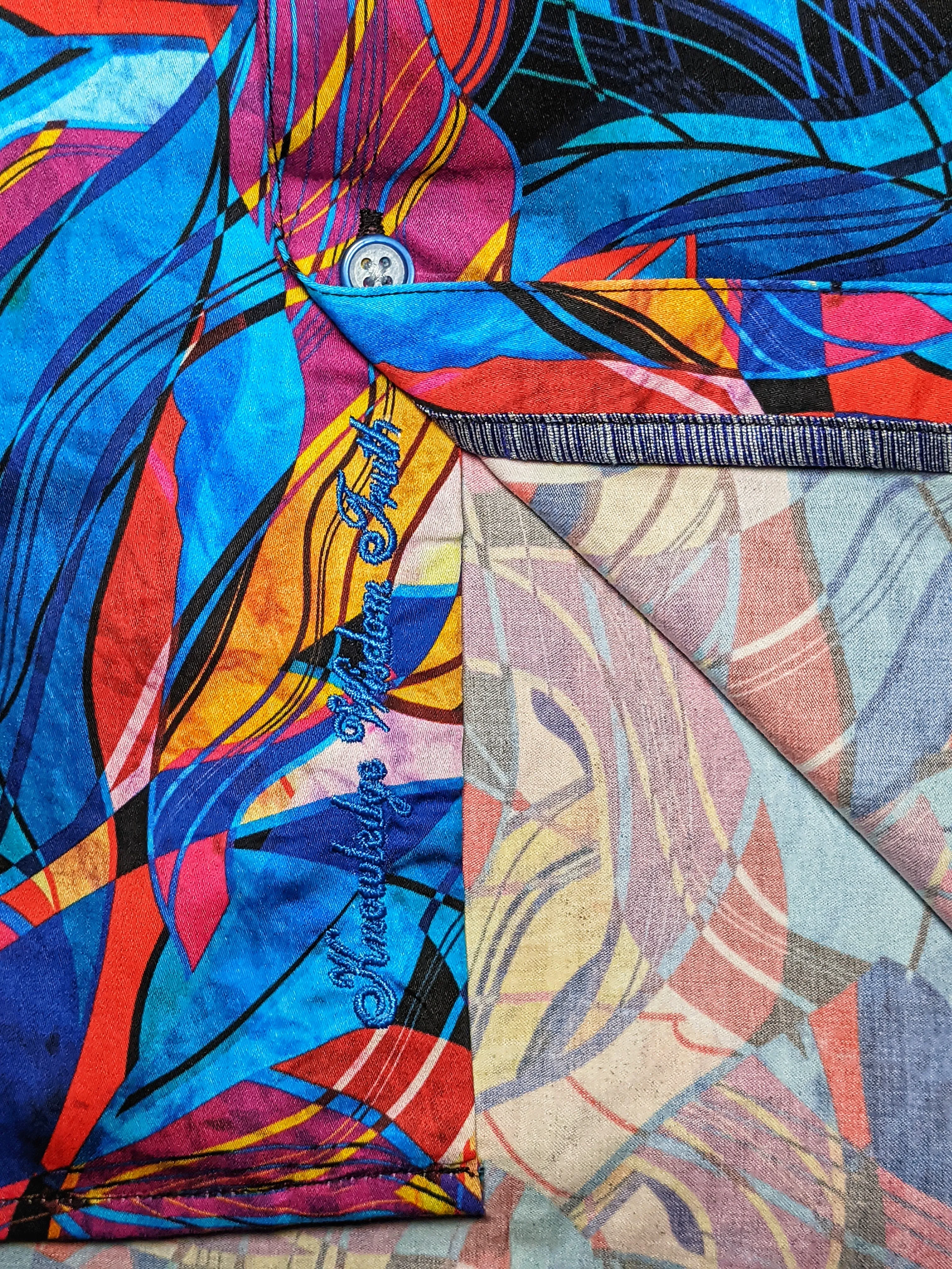 Robert Graham Billings Long Sleeve Colorful Shirt Size XL