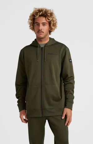 Rutile Fleece Jacke | Forest Night