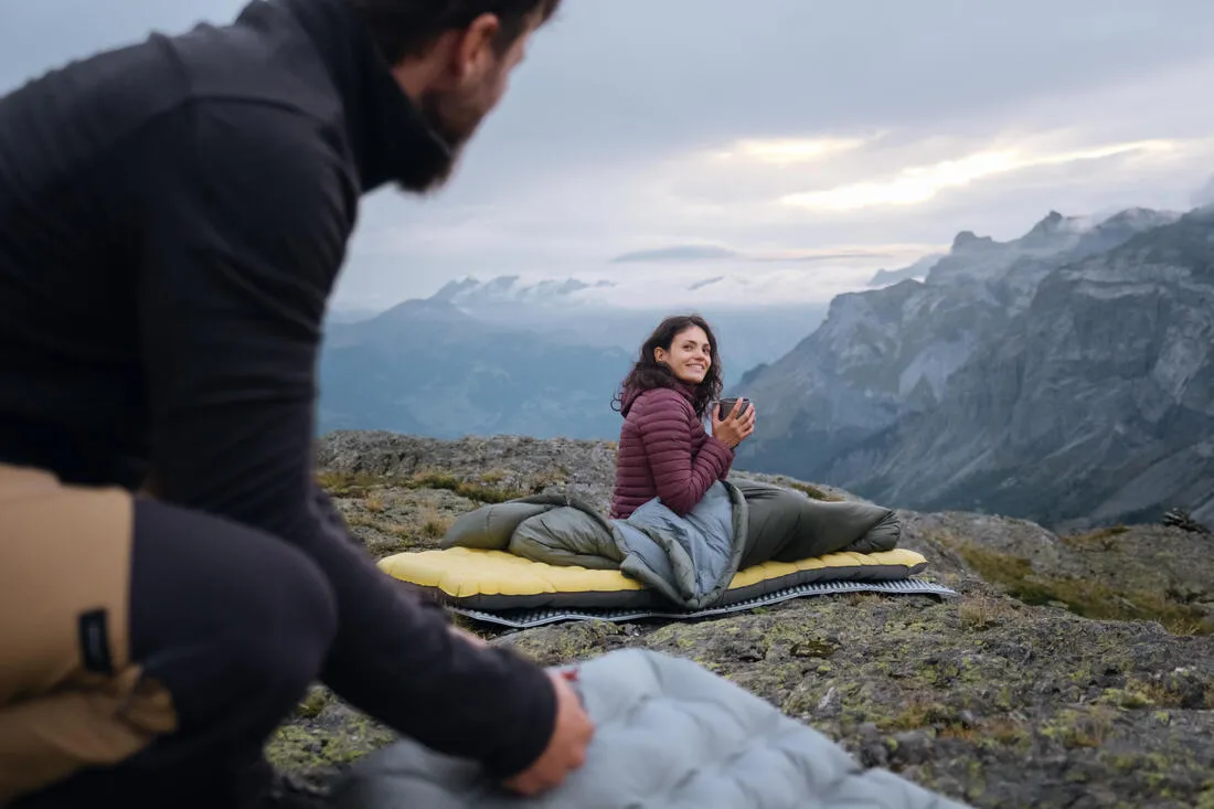 Sac de couchage de trekking - mt500 0°c - synthétique