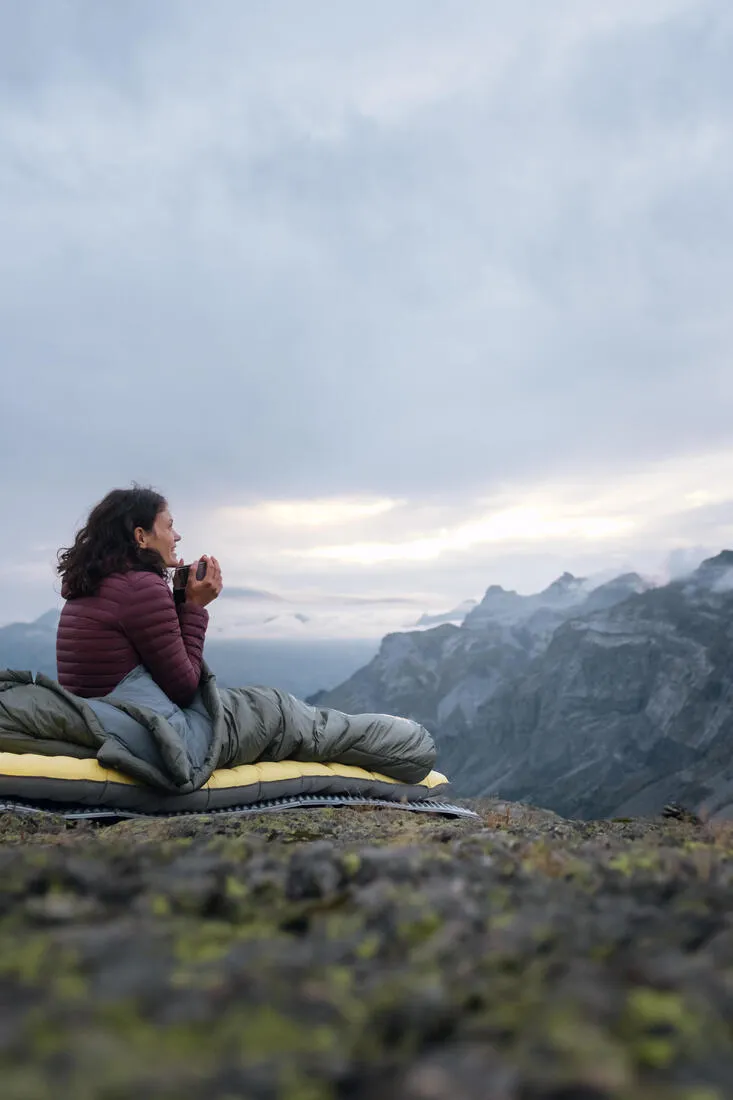 Sac de couchage de trekking - mt500 0°c - synthétique