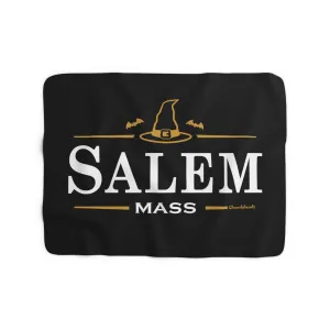 Salem Mass Logo Sherpa Fleece Blanket