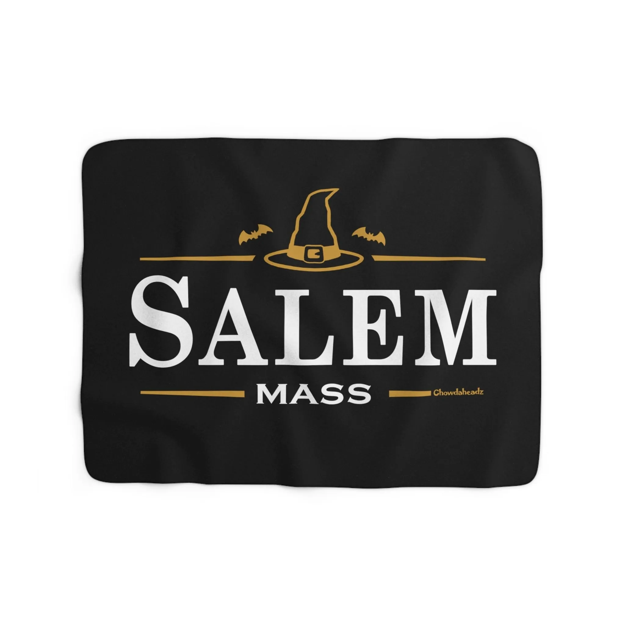 Salem Mass Logo Sherpa Fleece Blanket