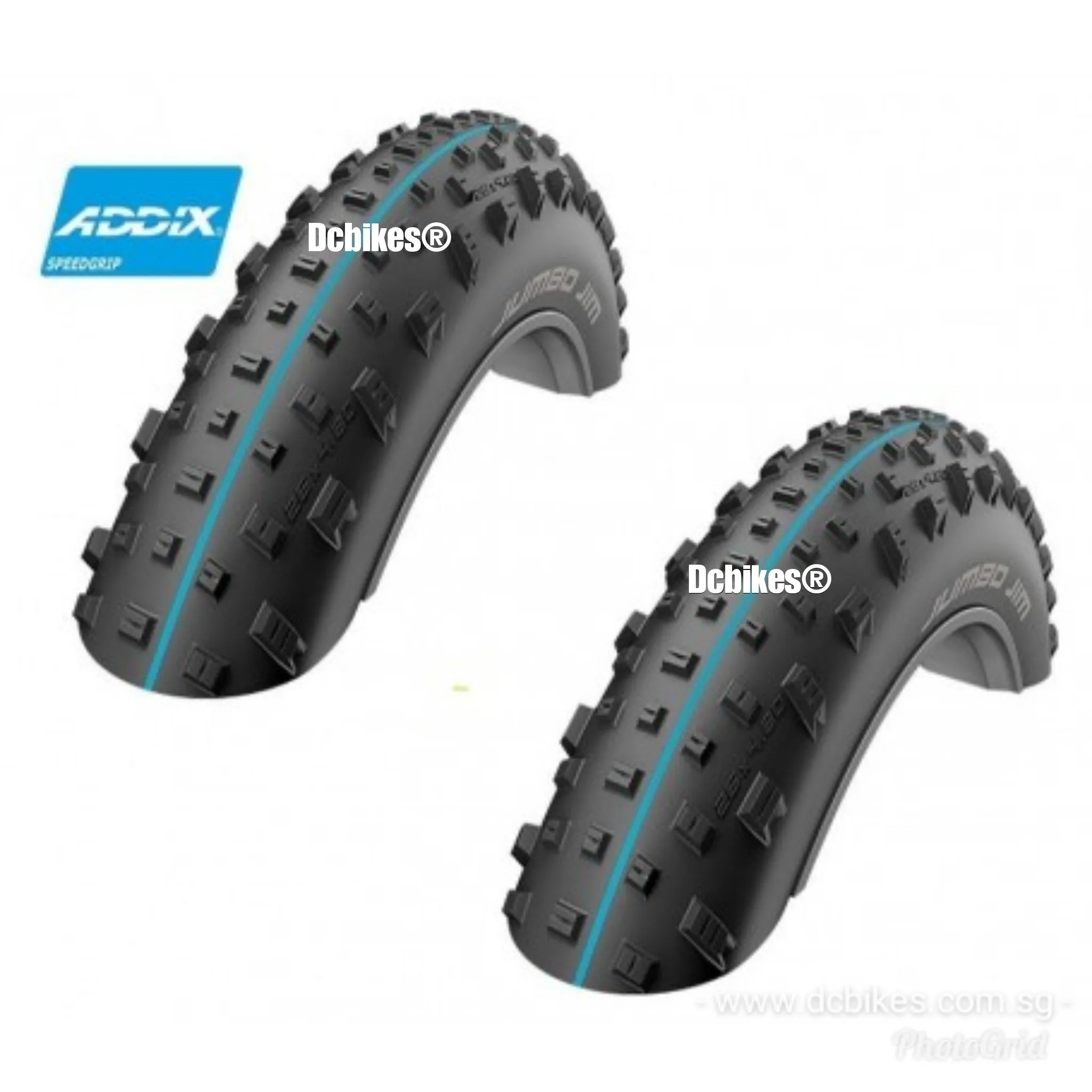 Schwalbe 26 X 4.0" | 4.4" | 4.8" Jumbo Jim SnakeSkin Addix Speedgrip Tubeless Ready Fat Bike Folding Tyres (1 Tire)