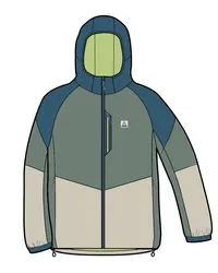 Shasta Lightweight Recycled Thermore® Insulated Jacket - Pistachio/Blue Steel