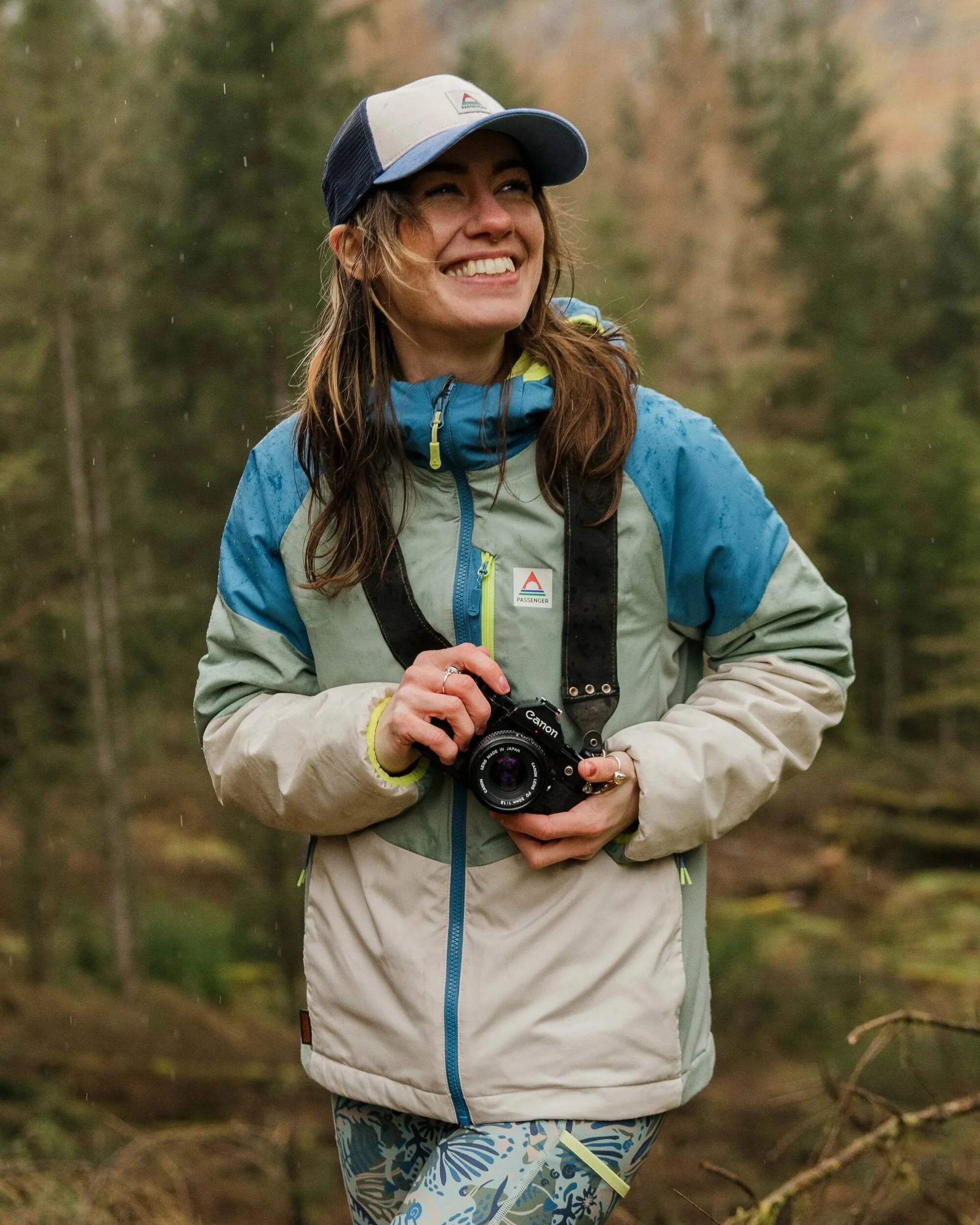 Shasta Lightweight Recycled Thermore® Insulated Jacket - Pistachio/Blue Steel