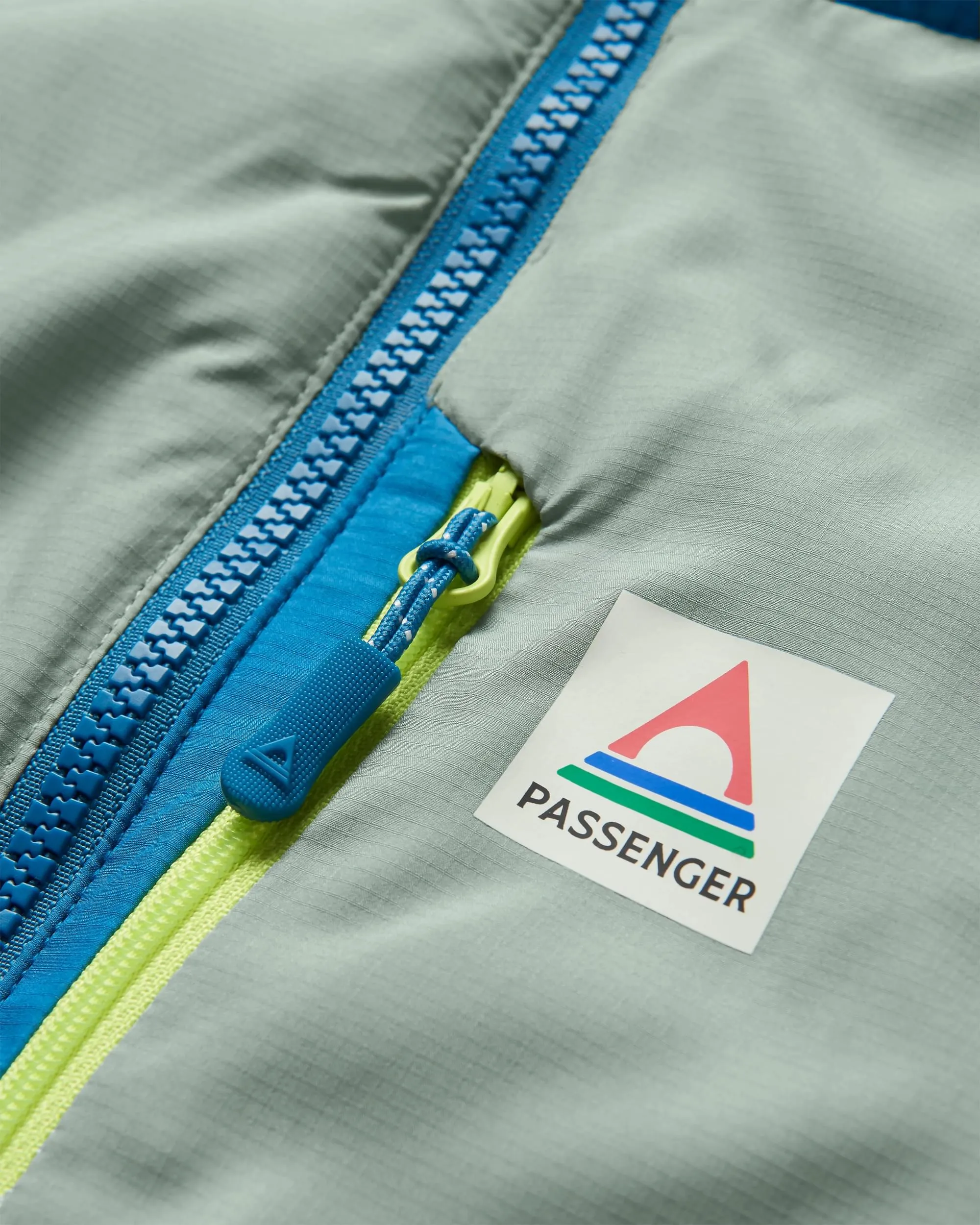 Shasta Lightweight Recycled Thermore® Insulated Jacket - Pistachio/Blue Steel