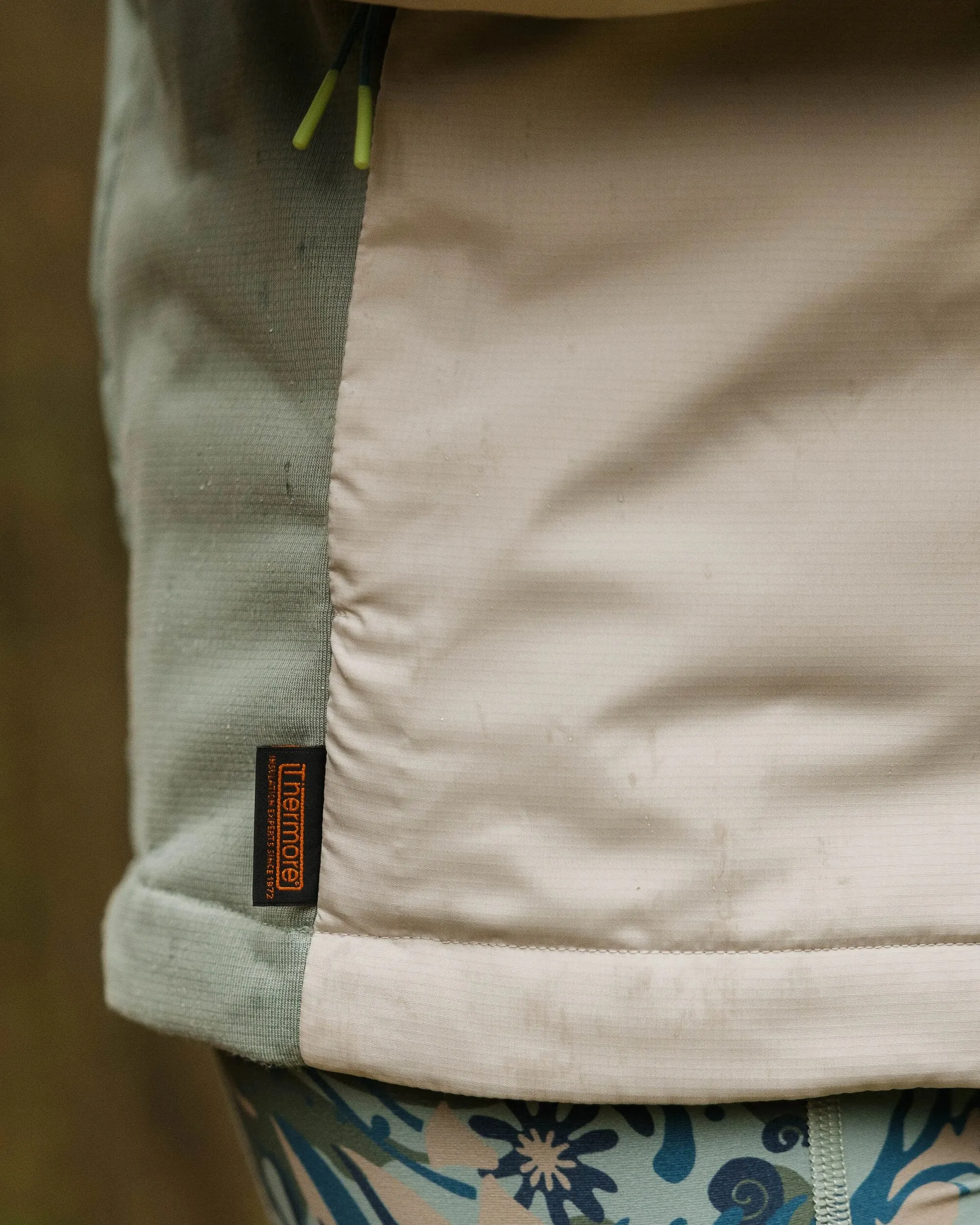 Shasta Lightweight Recycled Thermore® Insulated Jacket - Pistachio/Blue Steel