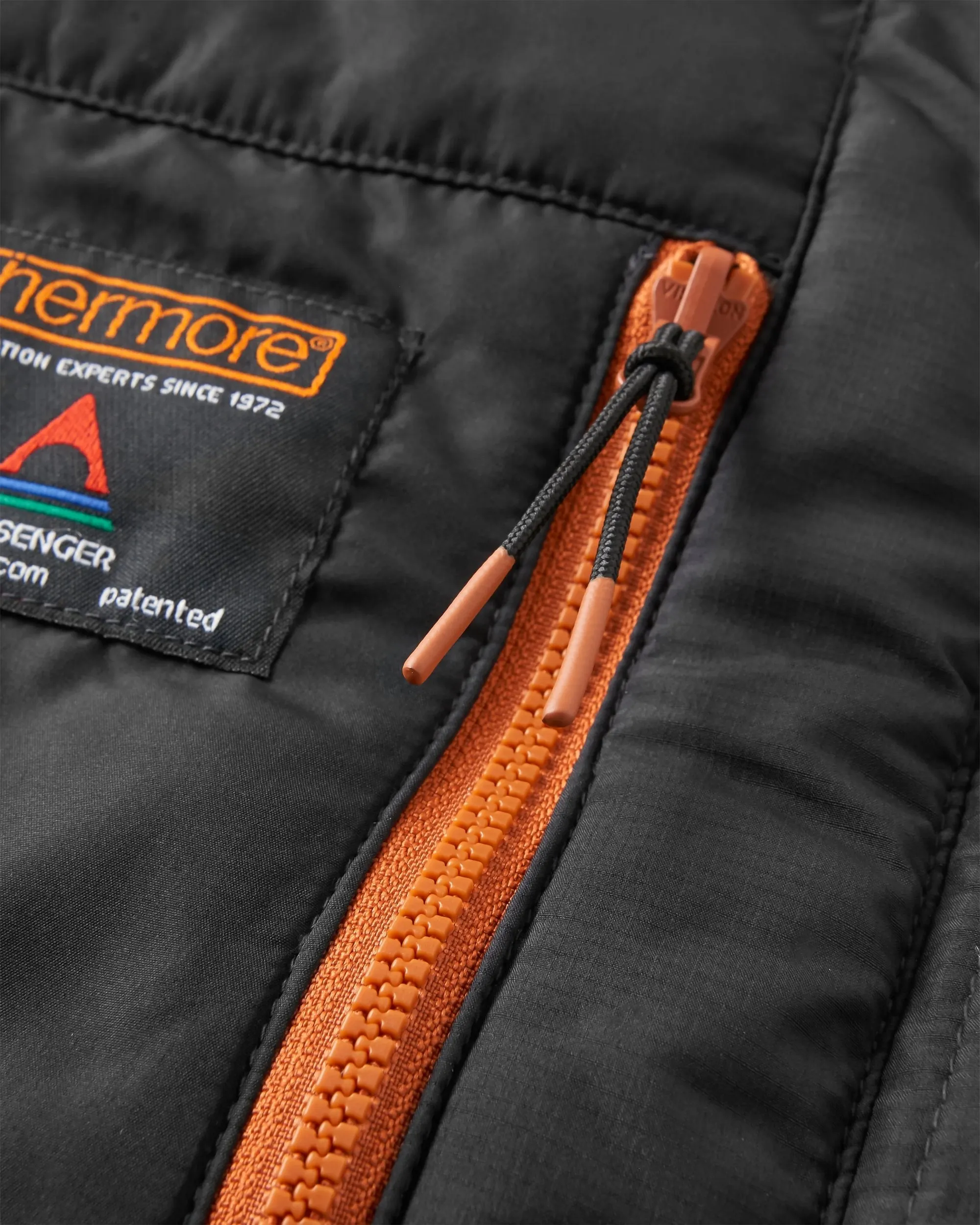Shasta Lightweight Recycled Thermore® Insulated Vest - Black