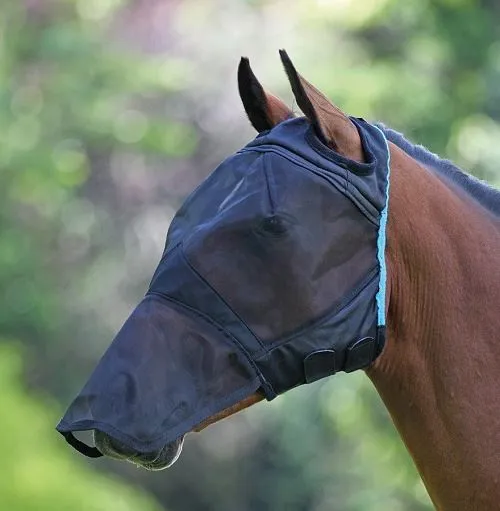 Shires Fine Mesh Fly Mask With Ear Hole & Nose