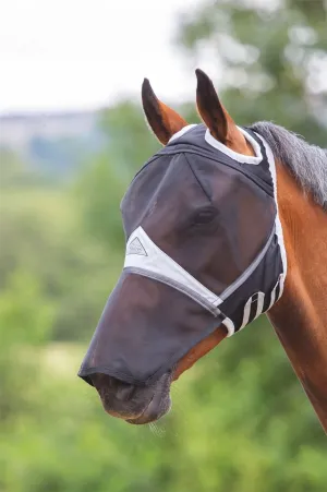Shires Fine Mesh Fly Mask With Ear Hole & Nose