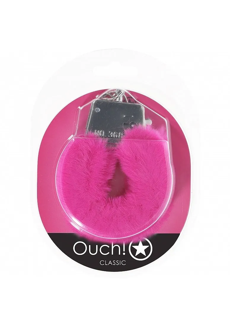 Shots Classic Fluffy Handcuffs in Pink
