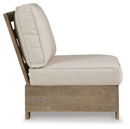 Silo Point Outdoor Armless Chair with Cushion
