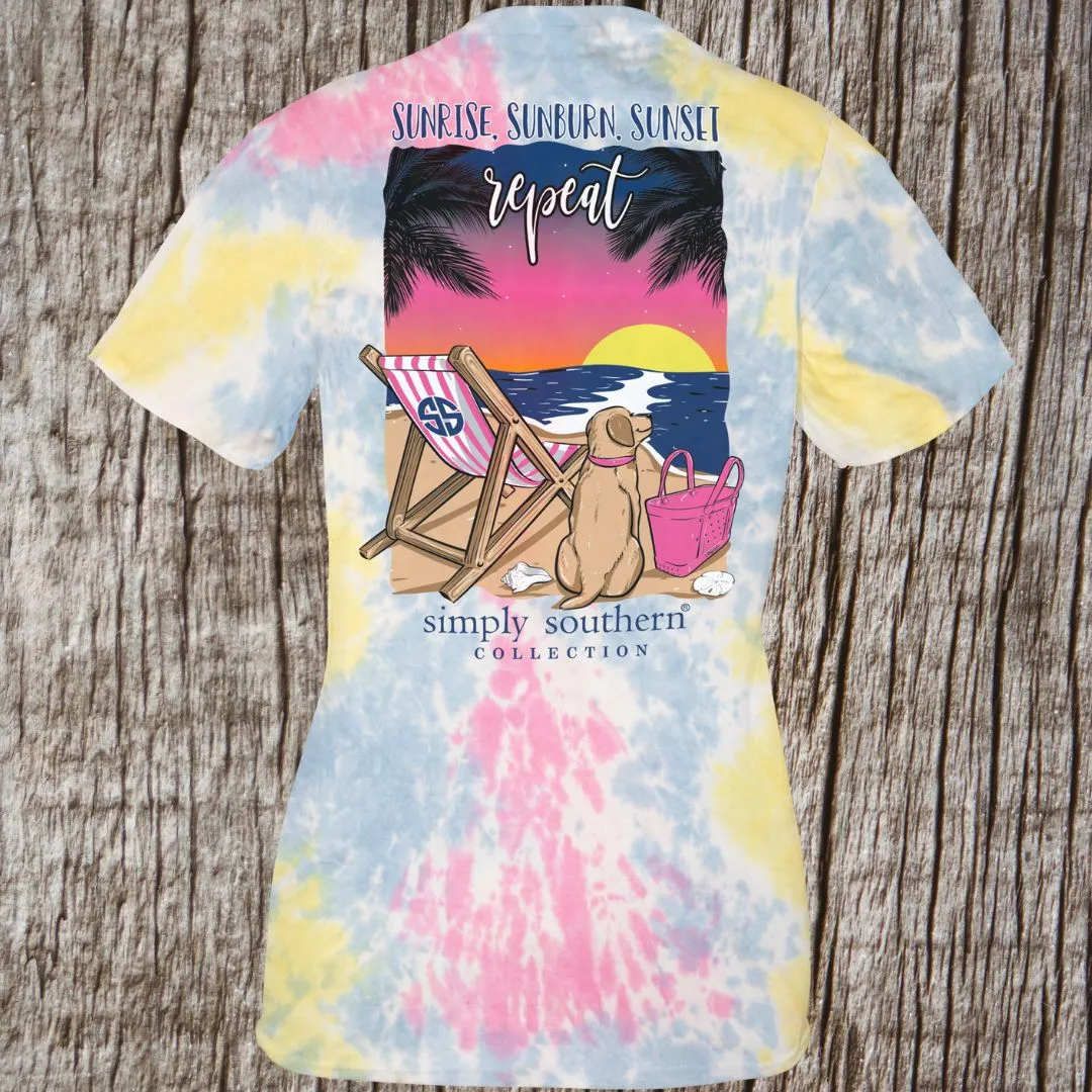 Simply Southern Sunrise, Sunburn, Sunset Tee