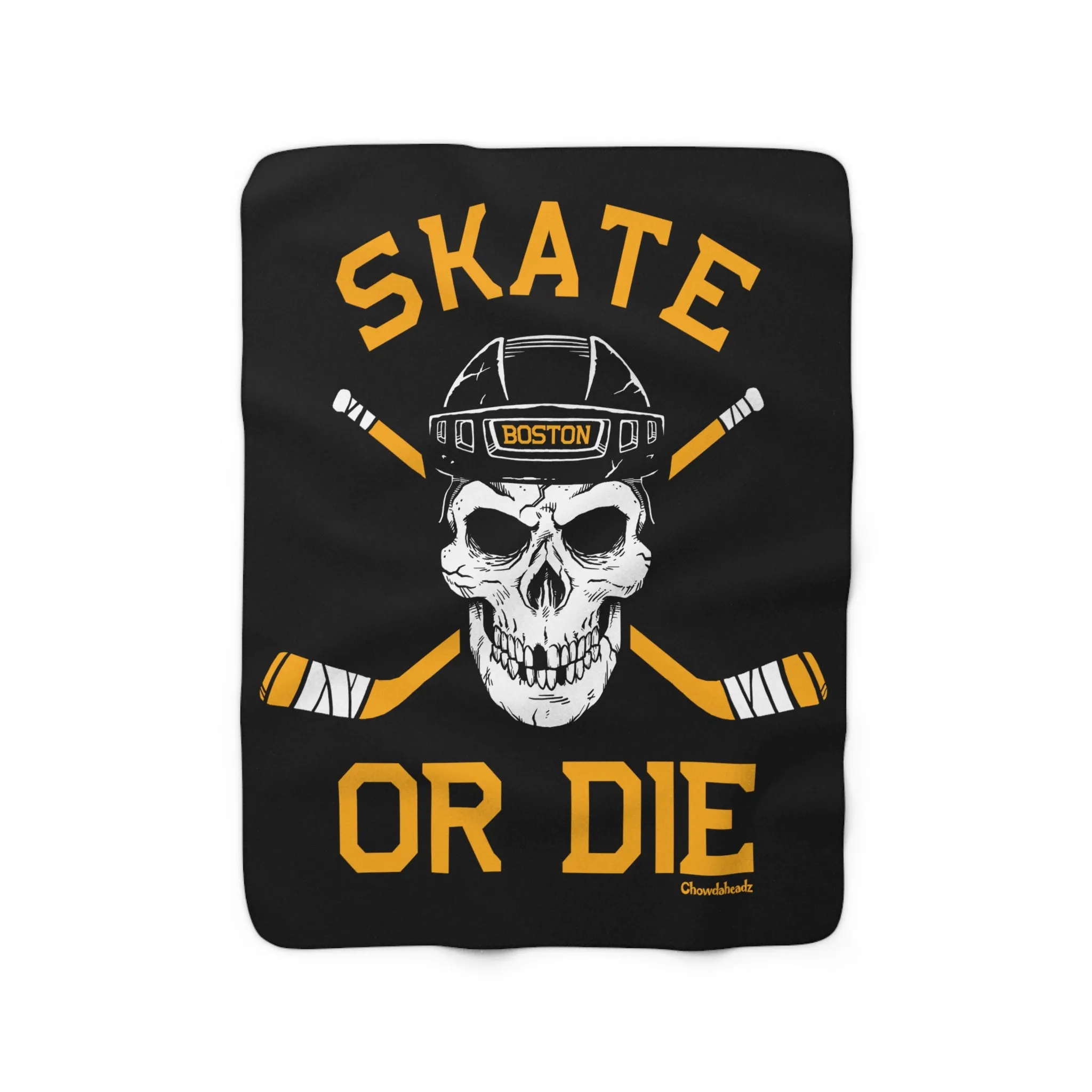 Skate or Die Sherpa Fleece Blanket