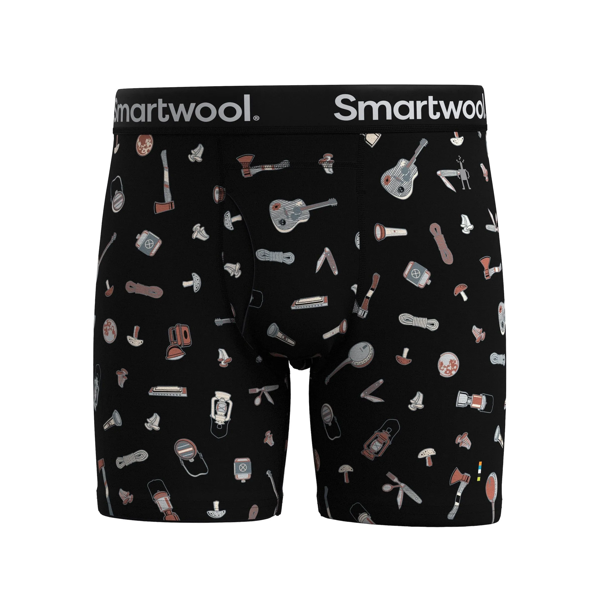 Smartwool Mens Merino Print Boxer Brief