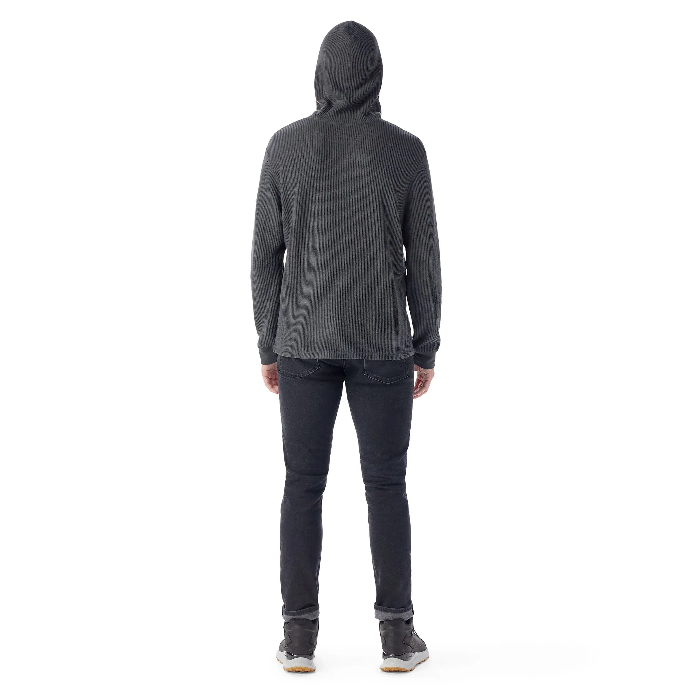 Smartwool Mens Waffle Henley Hoodie