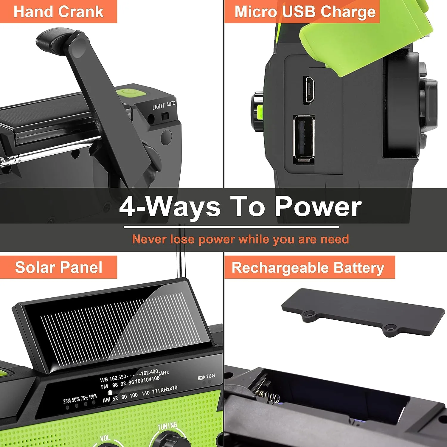 SolarCom™ Emergency Solar Powered Radio 2.0