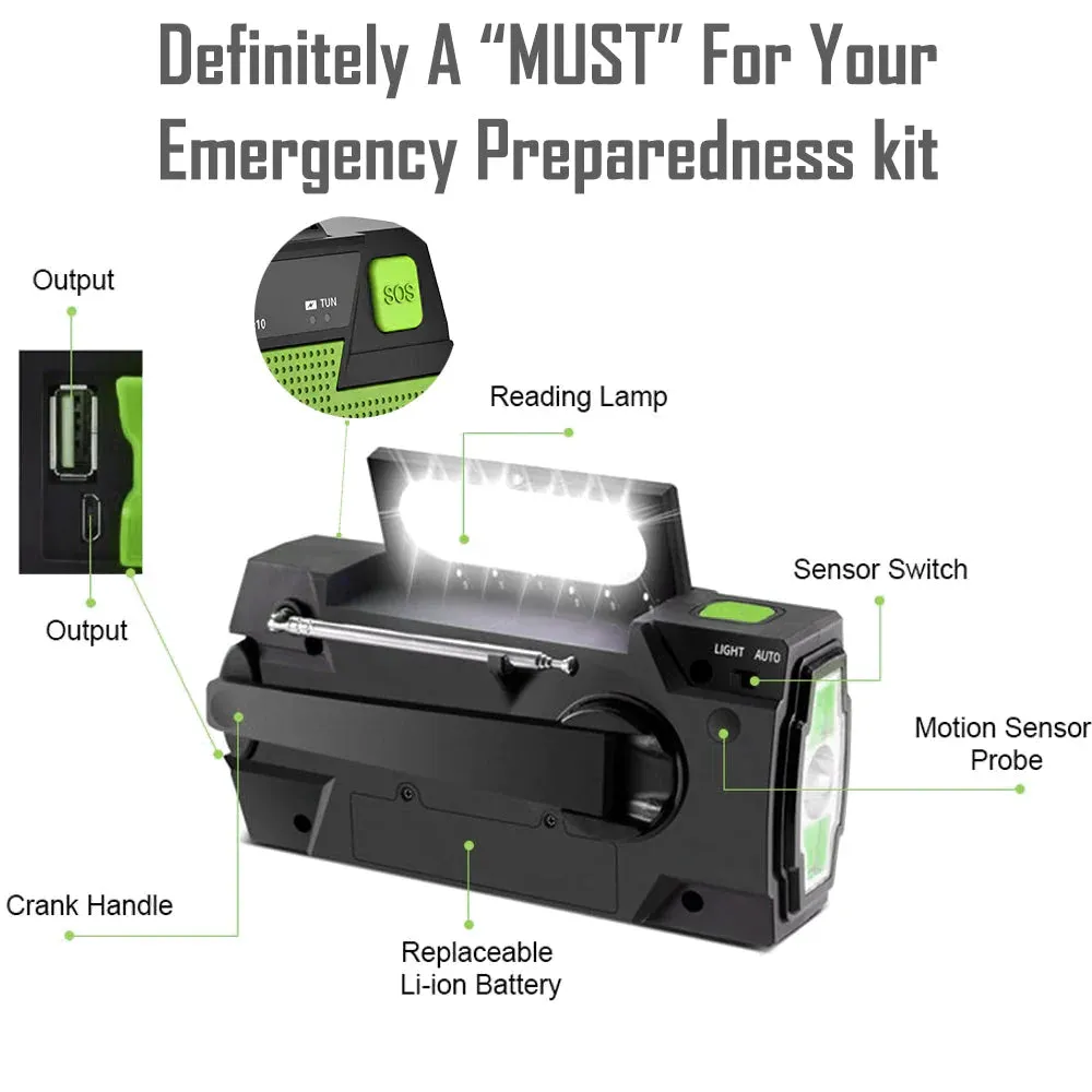 SolarCom™ Emergency Solar Powered Radio 2.0