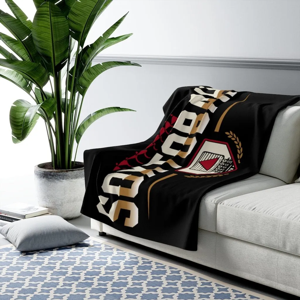 Soxtobah Baseball Sherpa Fleece Blanket