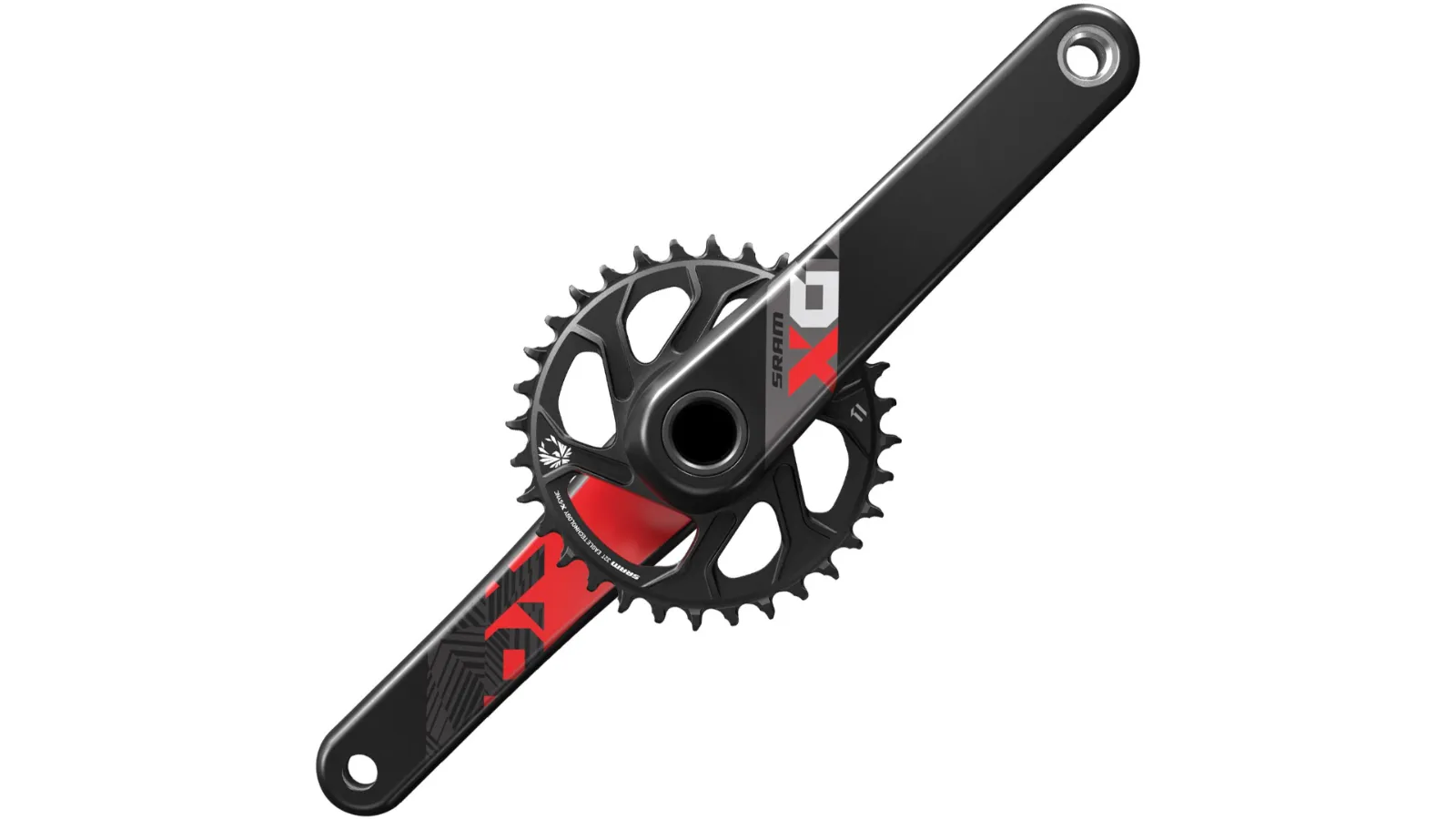 SRAM X01 Eagle MTB Crankset - 34T - 175mm Arms - 24mm Axle