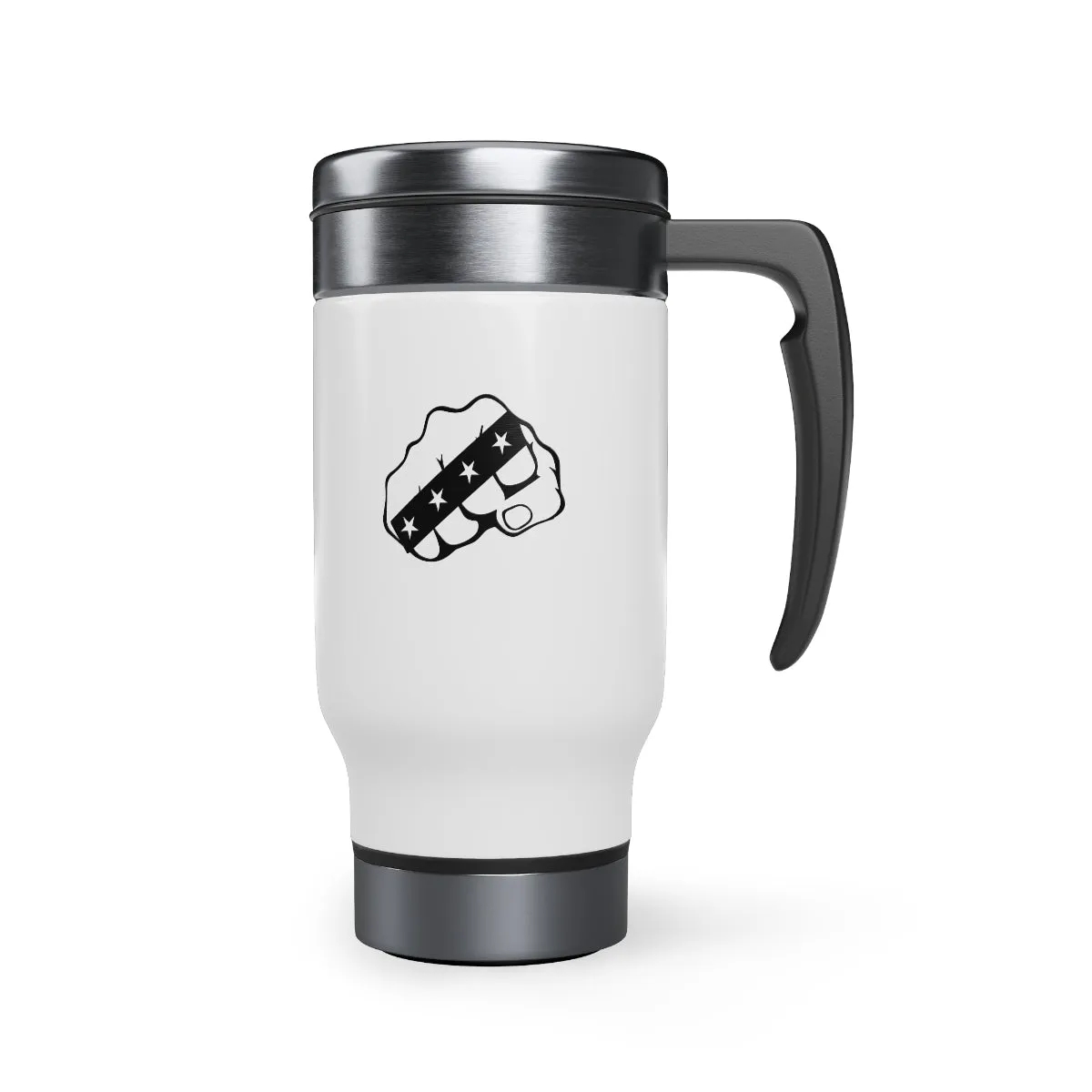 Stainless Steel Travel Mug with Handle, 14oz