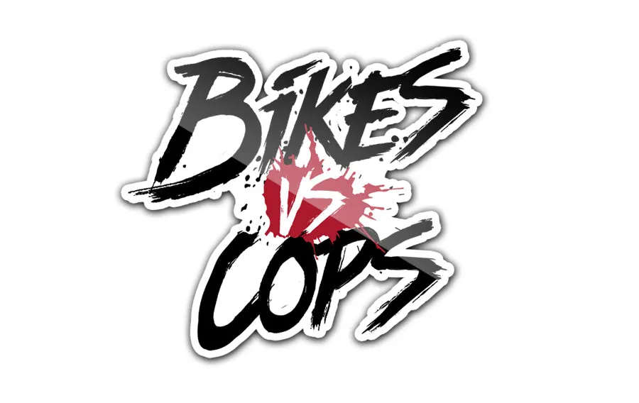 STICKER - BIKES VS COPS (SINGLE)