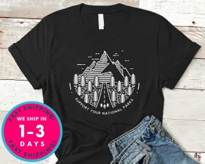Support Your National Parks T-Shirt - Outdoor Shirt