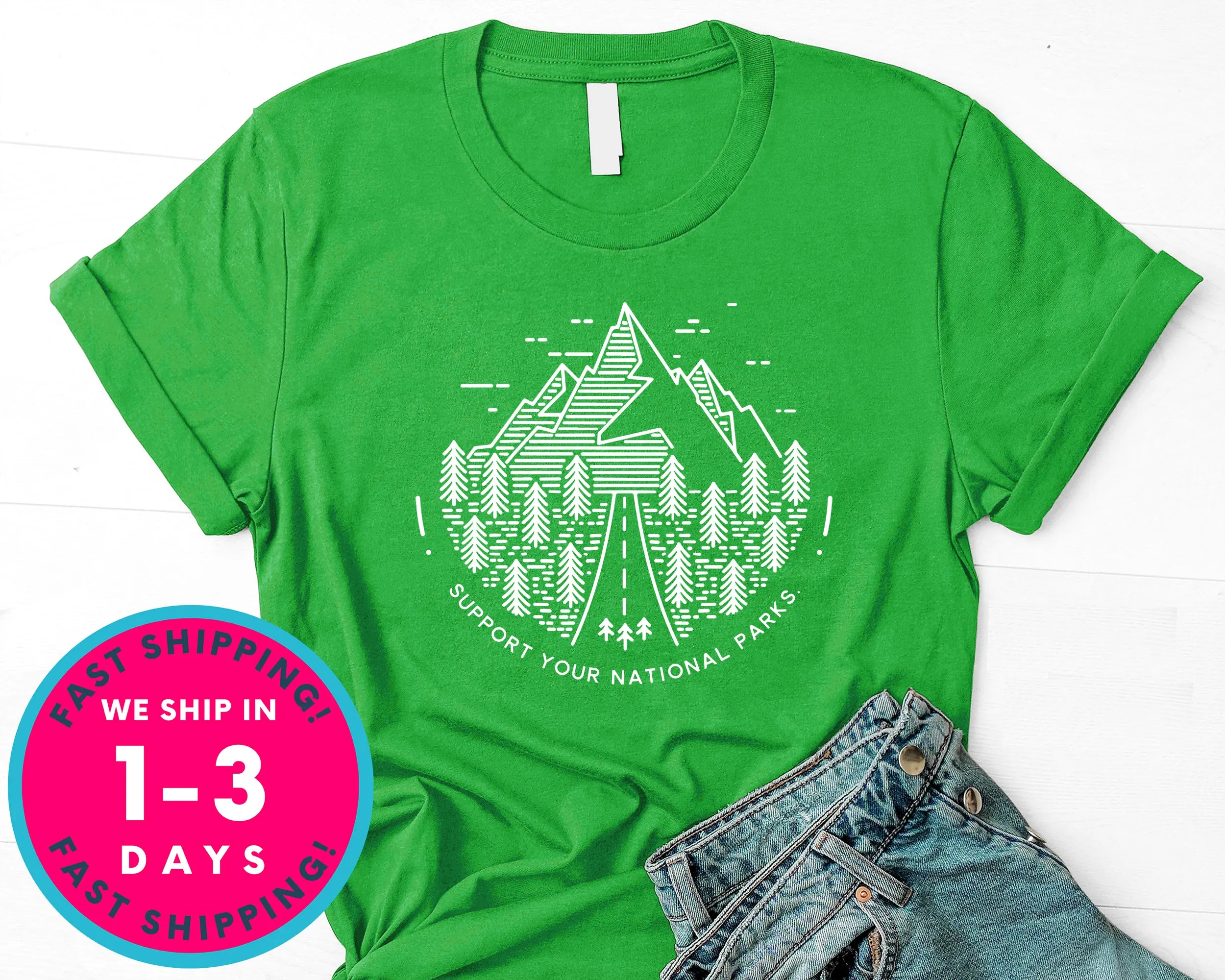 Support Your National Parks T-Shirt - Outdoor Shirt