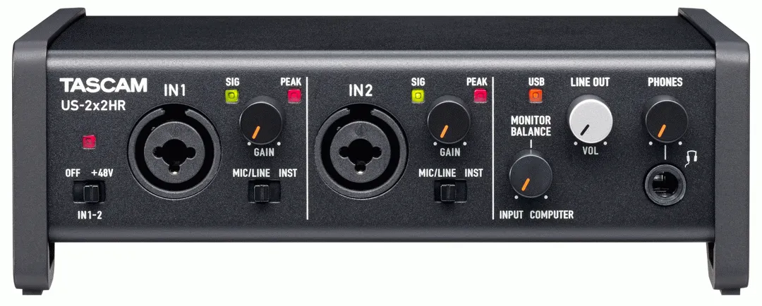 Tascam US-2X2HR USB Audio Interface